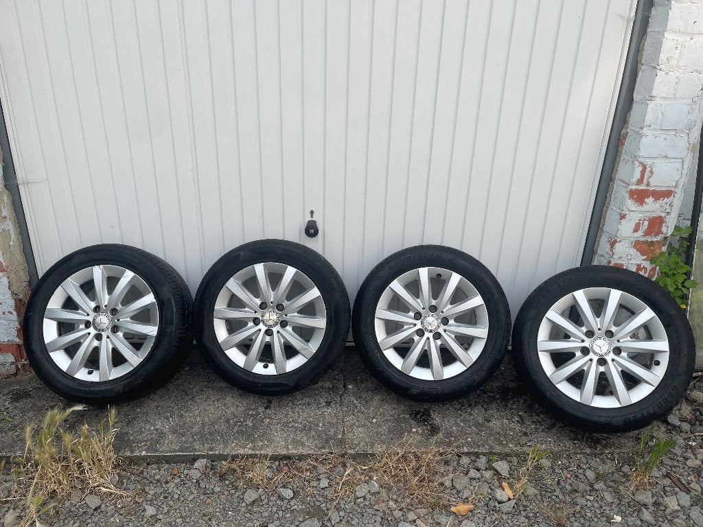 Jantes Mercedes A, B, CLA - 205 55 R16, Pneus et Jantes, 16 pouces, 205 mm, Enlèvement