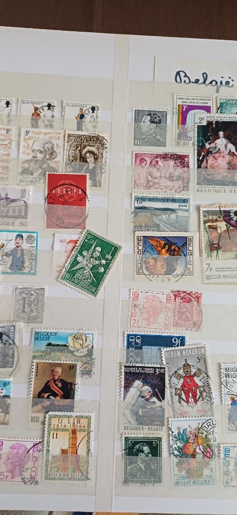 postzegels, Ophalen