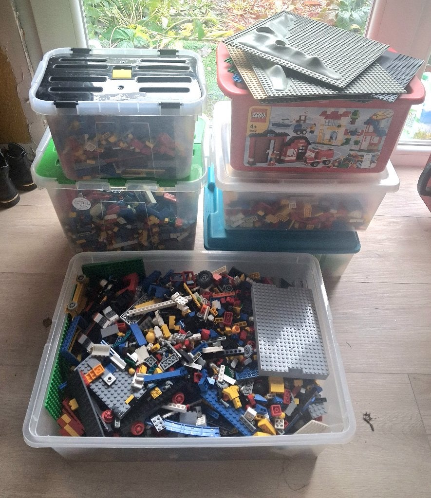 Lego lot 21 kg jaren 80, Kinderen en Baby's, Ophalen, Gebruikt, Losse stenen, Lego