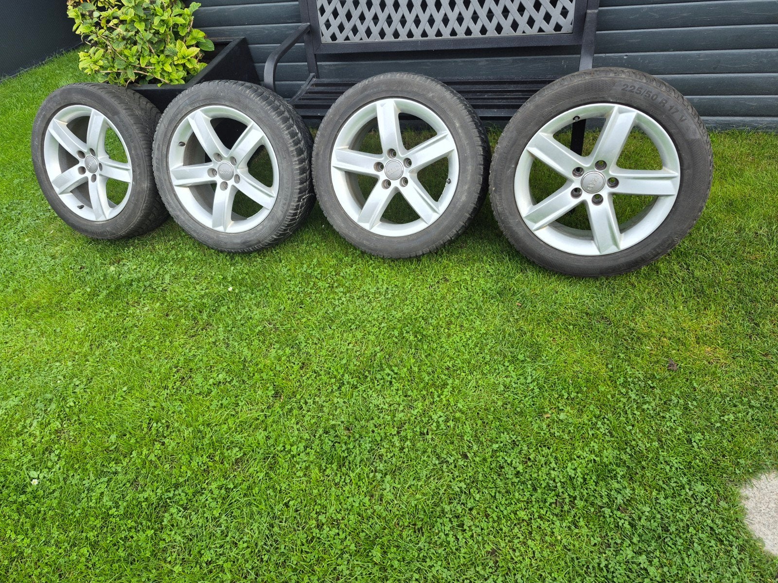 AUDI velgen met winterbanden 5x112, Enlèvement, Pneus hiver, Jante(s)