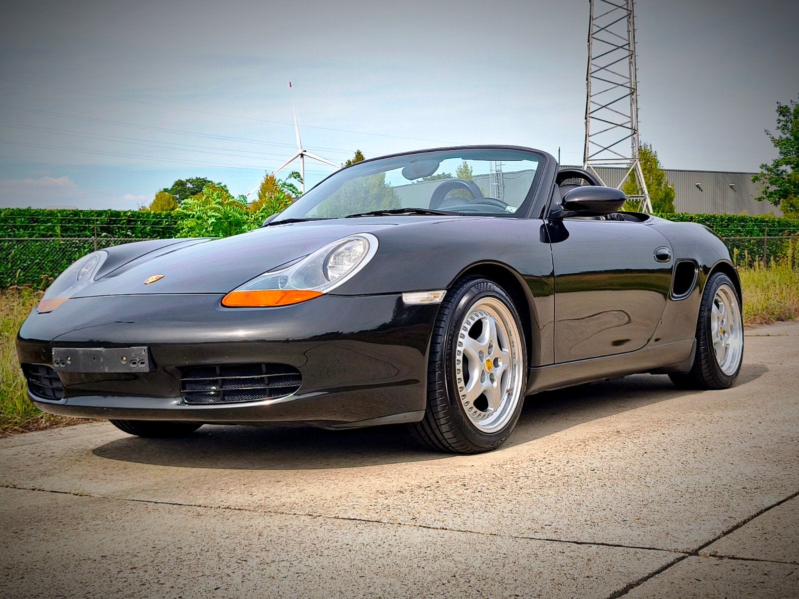 Porsche Boxster handbak top staat !, Autos, Achat, Entreprise, Cabriolet, Noir