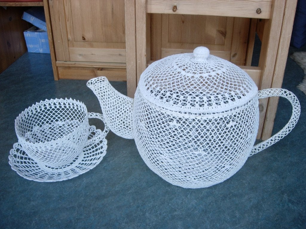 Decoratie servies, Enlèvement ou Envoi, Utilisé, Autres styles, Textile