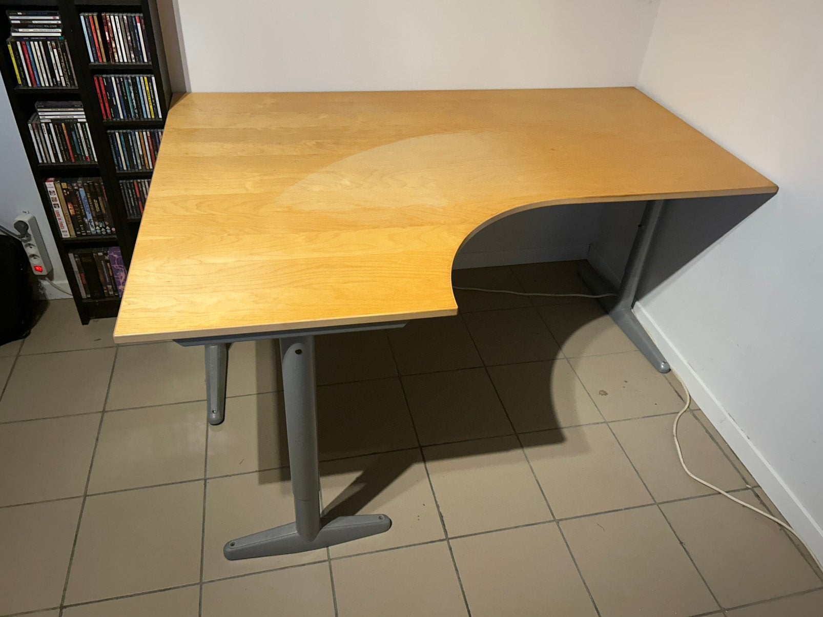 Bureau/établi ou table de loisirs très robuste, Maison & Meubles, Bureaux, Naturel, Enlèvement, Utilisé, Bureau d'angle