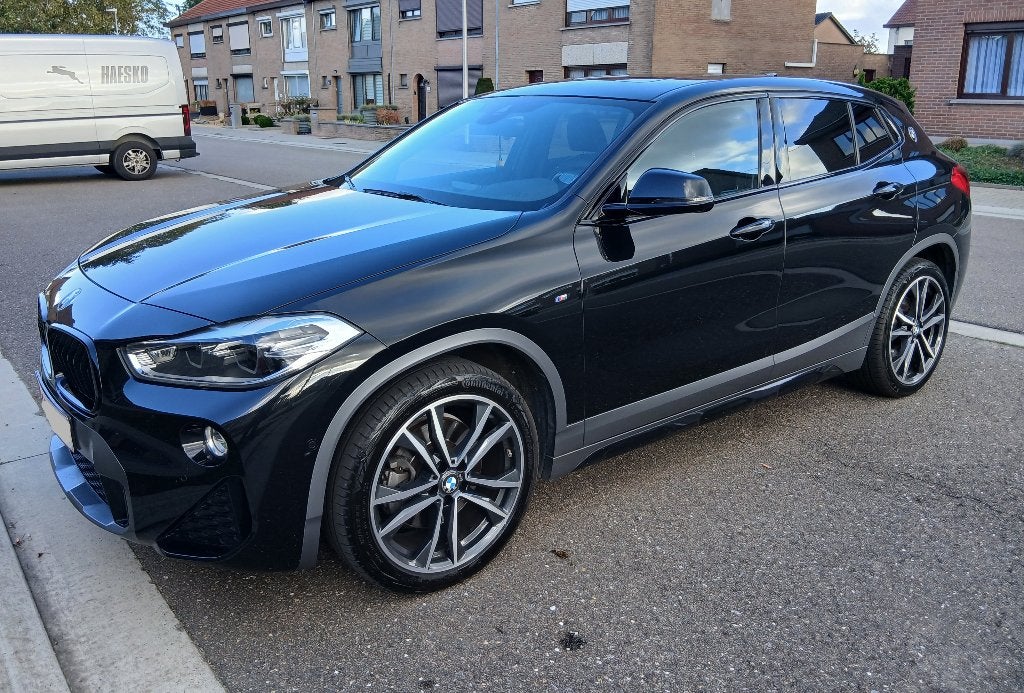 Bmw X2 xdrive20i 2.0l 2018 M pakket PANO, NAVI PROF, LEDER,, Automaat, X2, 4 cilinders, Zwart