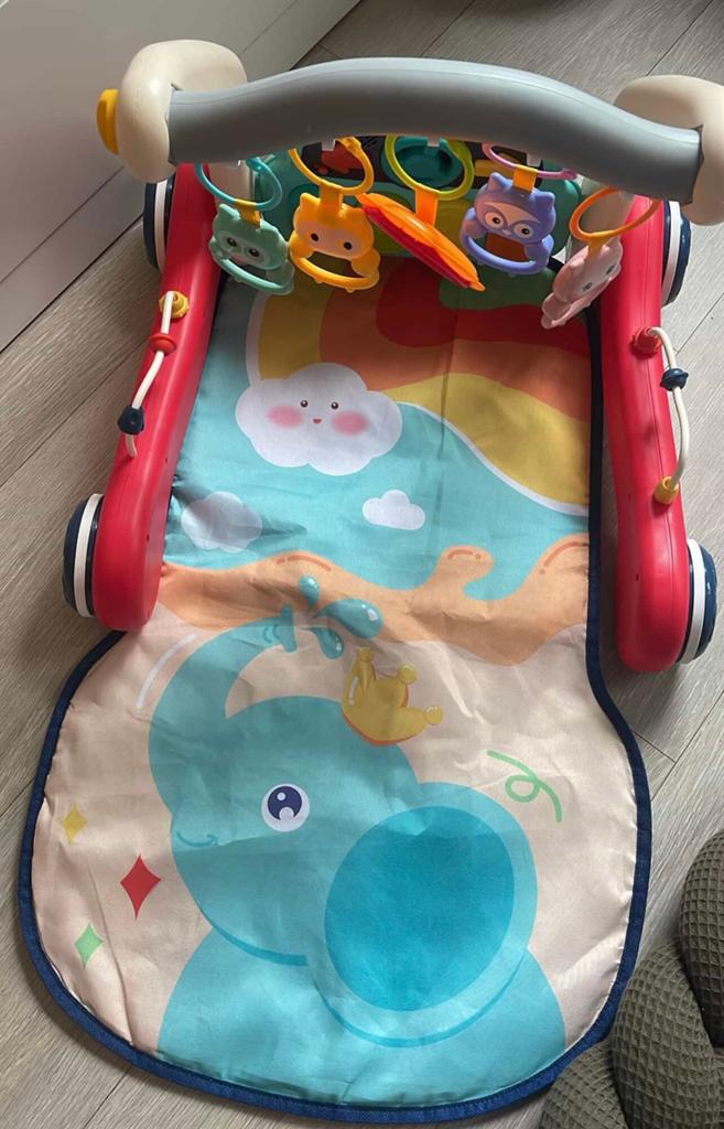 A vendre Tapis d’Éveil & Chariot de Marche 3-en-1, Enlèvement, Neuf, Mobile, Sonore