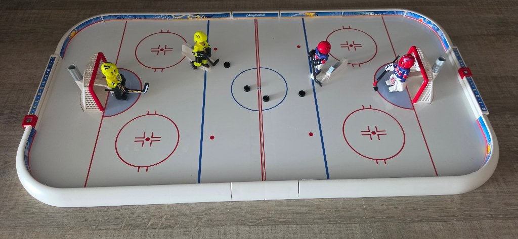 Playmobil Ijshockey Stadion 5594, Kinderen en Baby's, Speelgoed | Playmobil, Ophalen of Verzenden, Zo goed als nieuw, Complete set