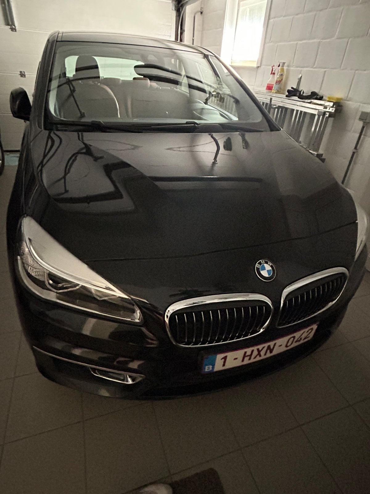 BMW 218D active tourer luxury oktober 2014 saphir zwart, Auto's, BMW, Monovolume, 1995 cc, 4 cilinders, Zwart