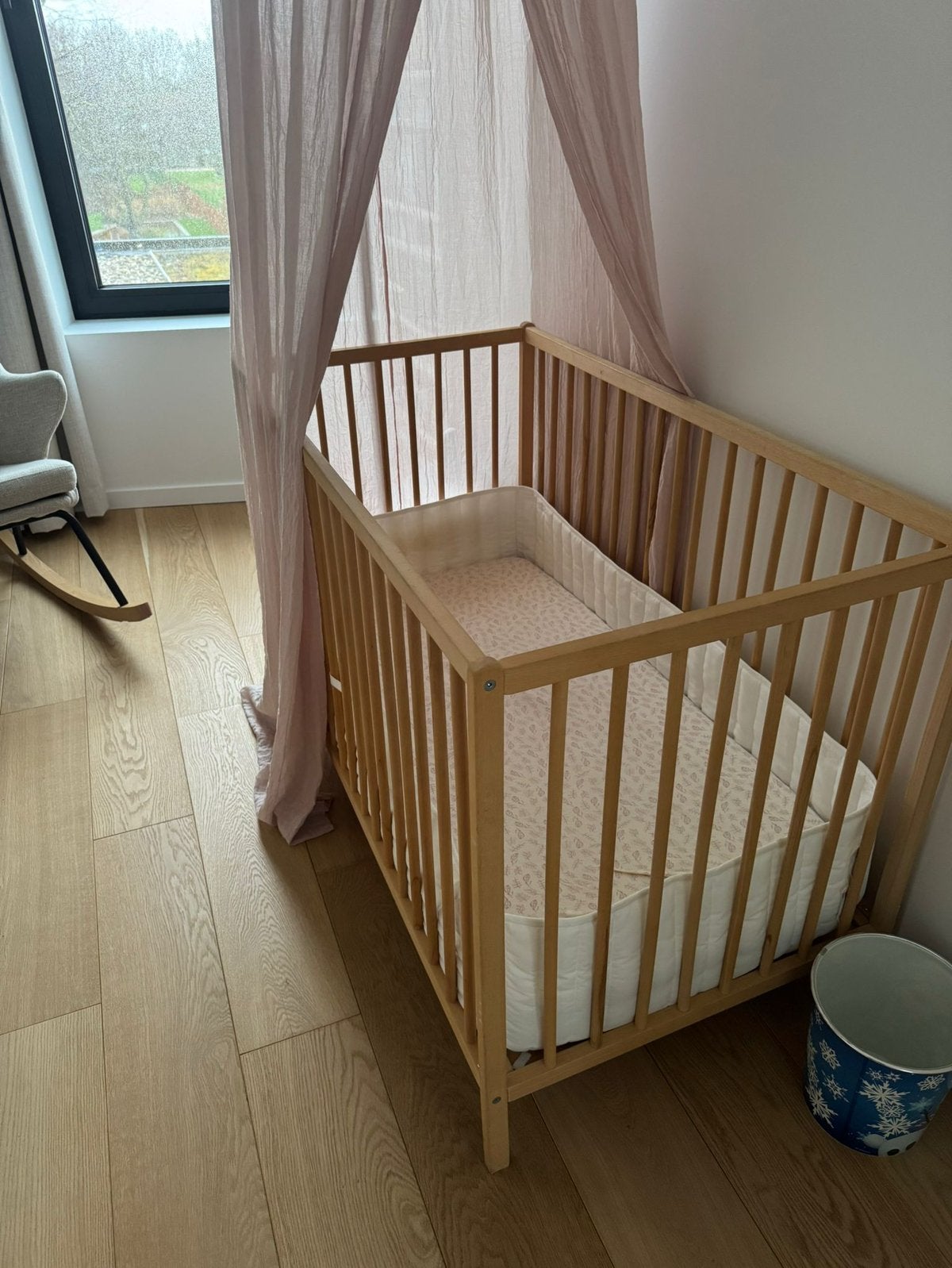 Babybed ikea inclusief Aerosleep matras en 3D topper, Ophalen, Gebruikt