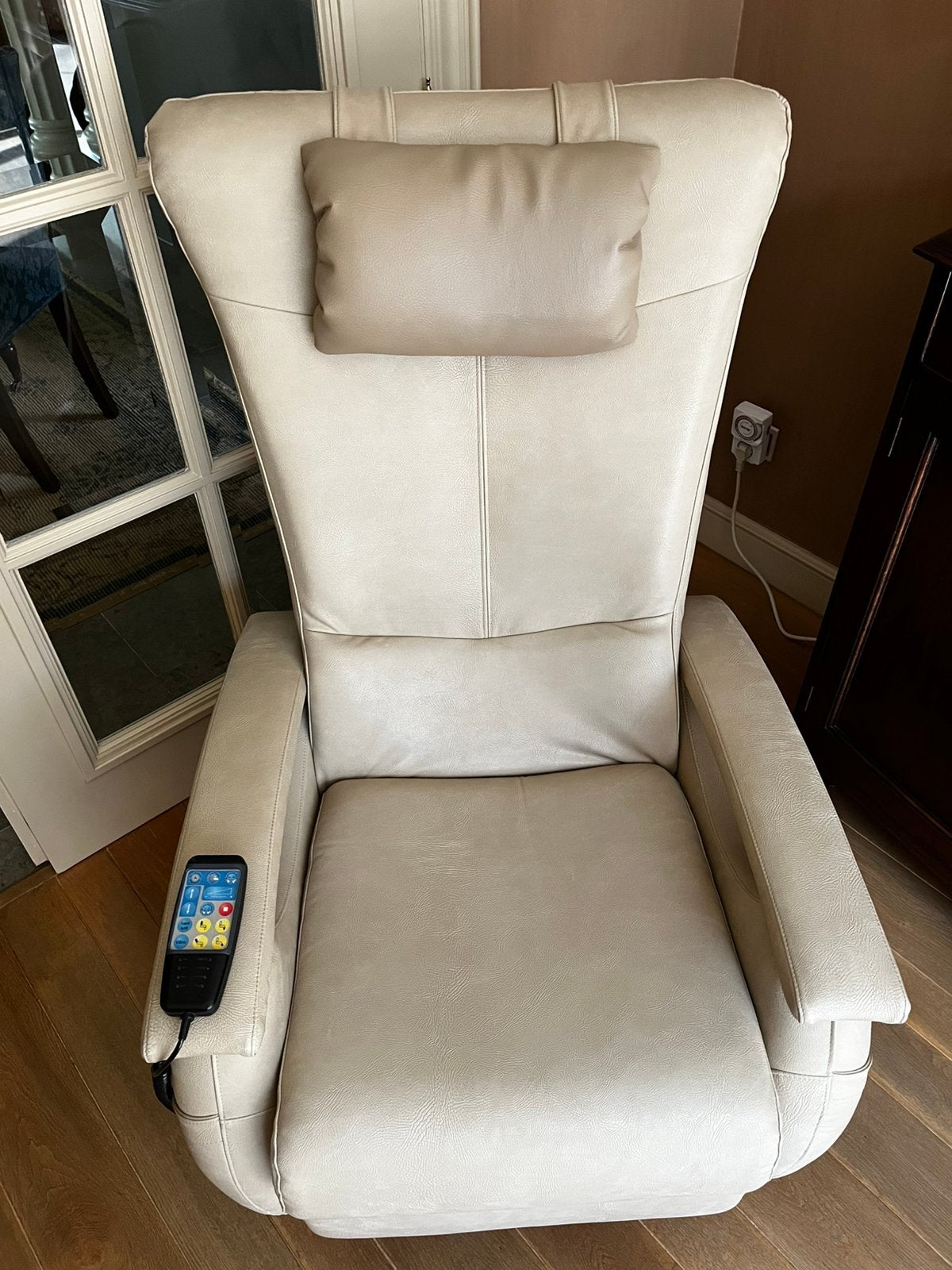 Electrische zetel HP met massage en beenvibratie, Enlèvement, Comme neuf