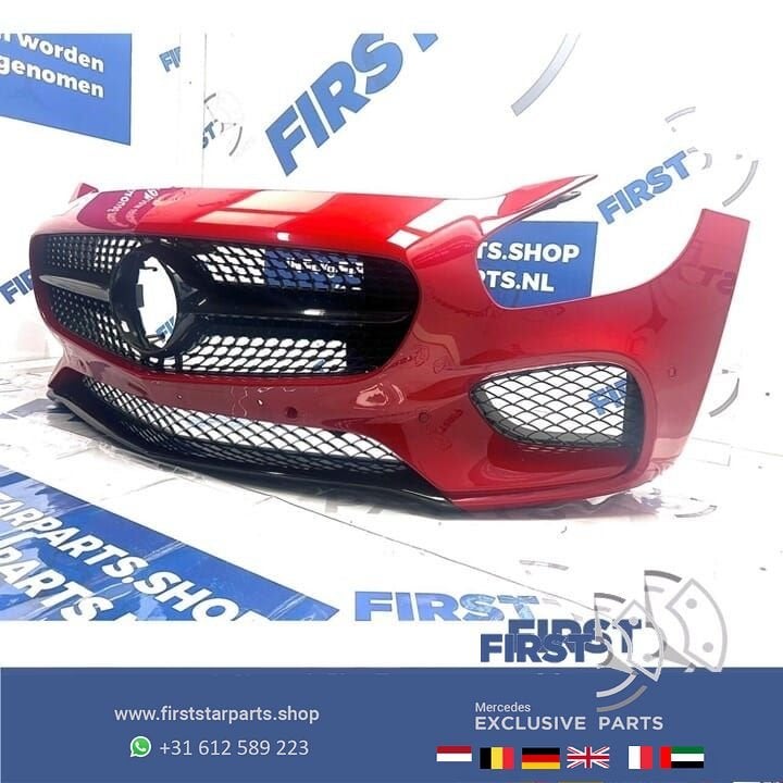 W190 AMG GT VOORBUMPER COMPLEET Mercedes GT GTC GTS AMG ORIG, Autos : Pièces & Accessoires, Utilisé, -, Avant, -