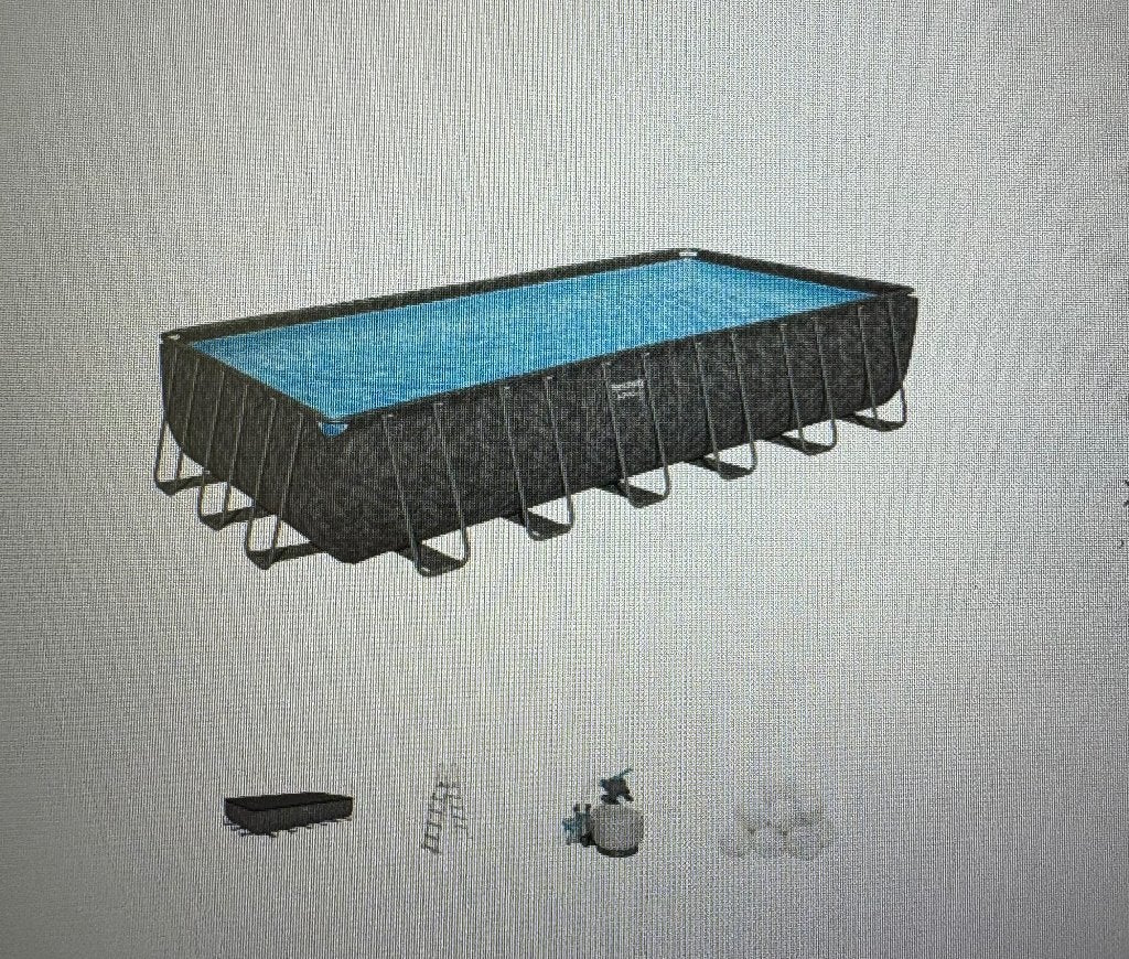 Bestway APX 365 opbouwzwembad rechthoekig L732xB366xH132, Tuin en Terras, Zwembaden, Rechthoekig, Ophalen, 120 cm of meer, 300 cm of meer