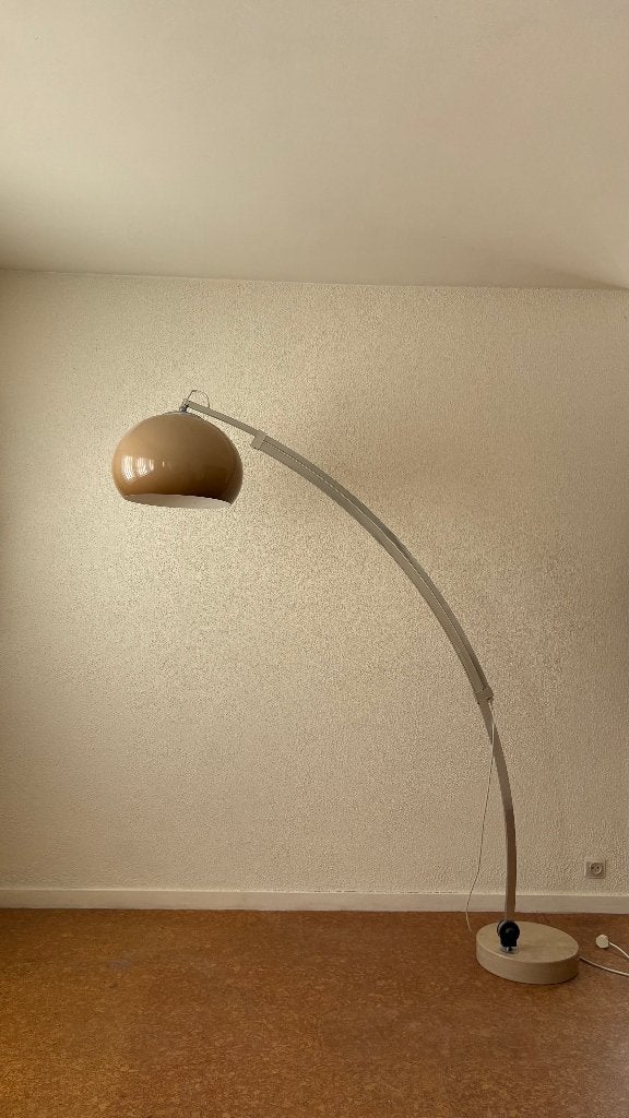Vintage booglamp, Ophalen, Gebruikt, Space Age, 150 tot 200 cm