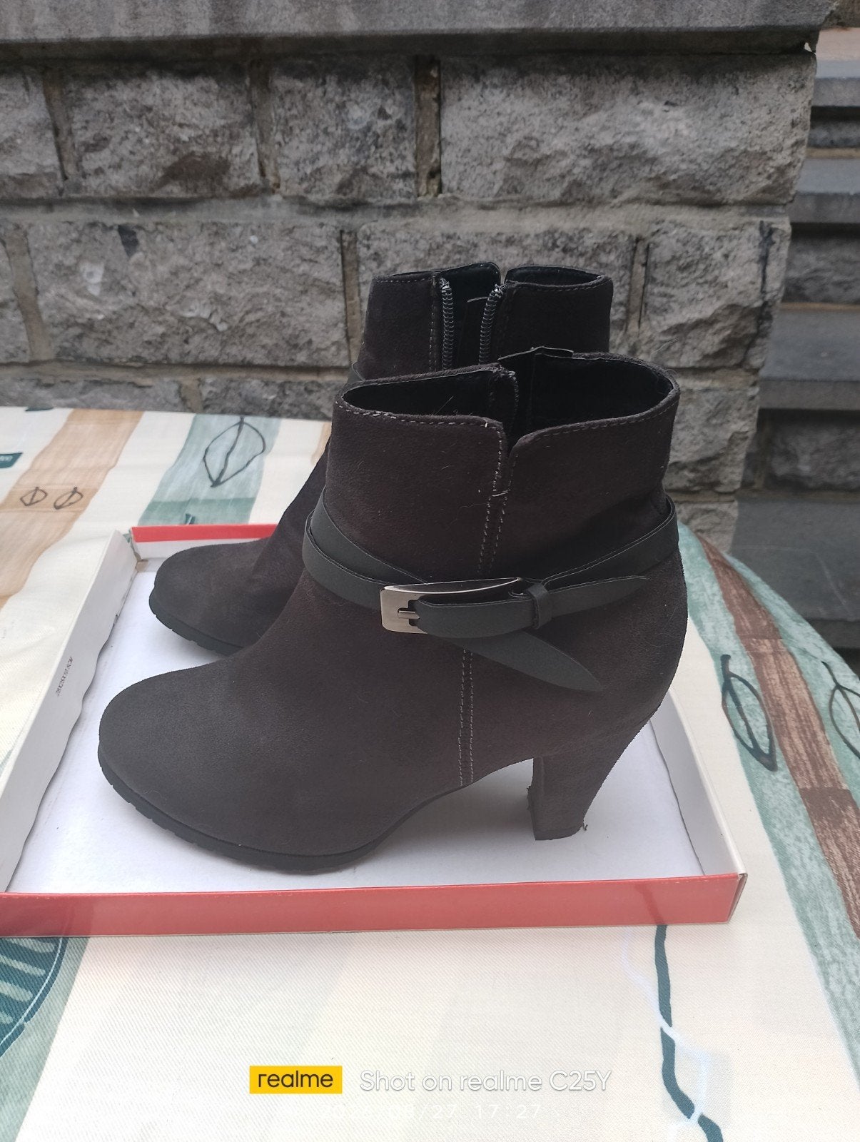bottes grise, Enlèvement, Comme neuf, Gris