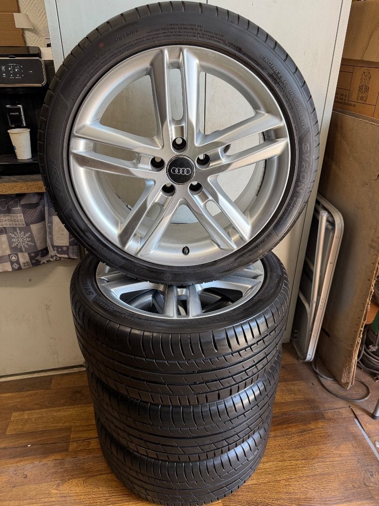 Kit Audi A4 - 245/40ZR18 97Y Syron ÉTÉ Premium Performance, Autos : Pièces & Accessoires, Pneus & Jantes, Enlèvement, Pneus été