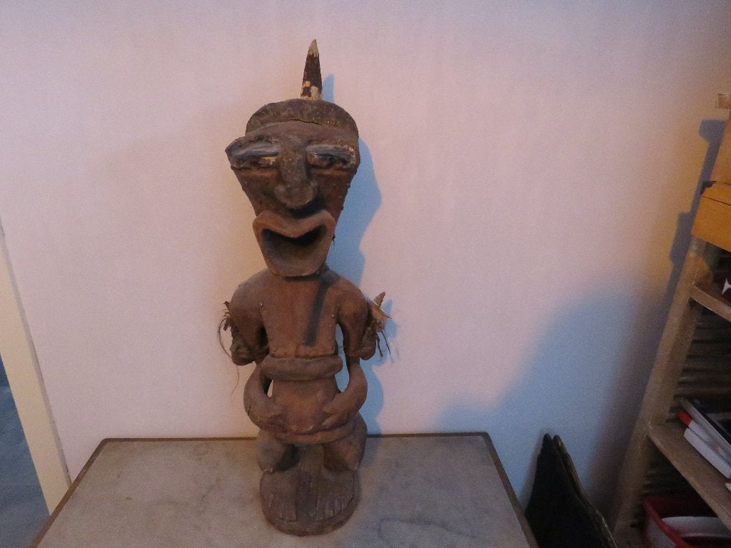 Statue fétichiste africaine Gabon Kota, Enlèvement ou Envoi
