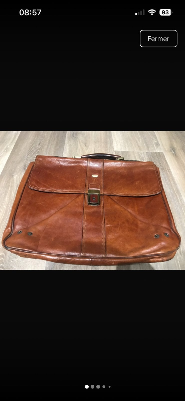 Sac cartable, Bijoux, Sacs & Beauté, Sacs | Cartables, Enlèvement ou Envoi, Utilisé, Cuir