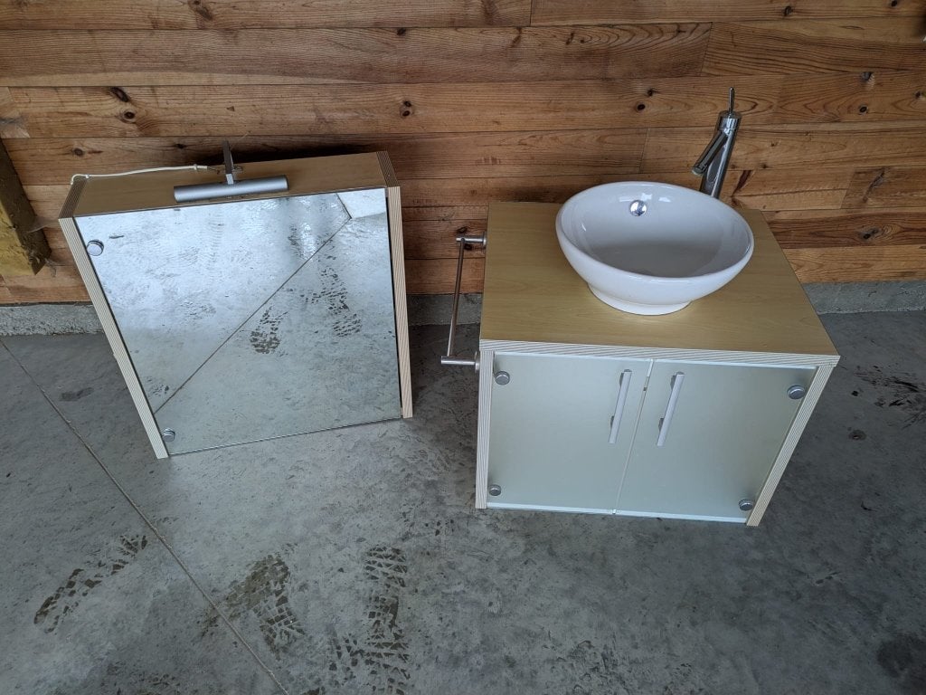 Badkamermeubel, Ophalen, Gebruikt, Spiegelkast