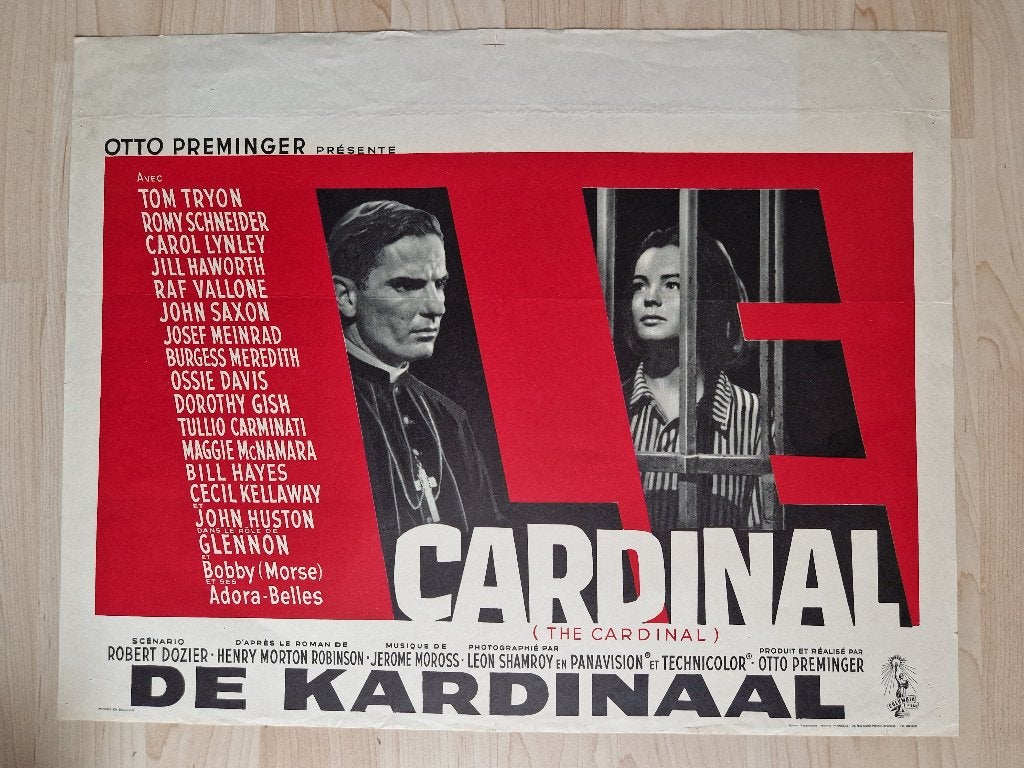 filmaffiche Romy Schneider The Cardinal 1963 filmposter, Enlèvement ou Envoi, Rectangulaire horizontal, A1 jusqu'à A3, Comme neuf