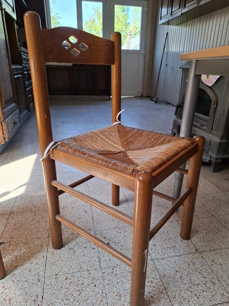 6 Keukenstoelen, Antiek en Kunst, Ophalen