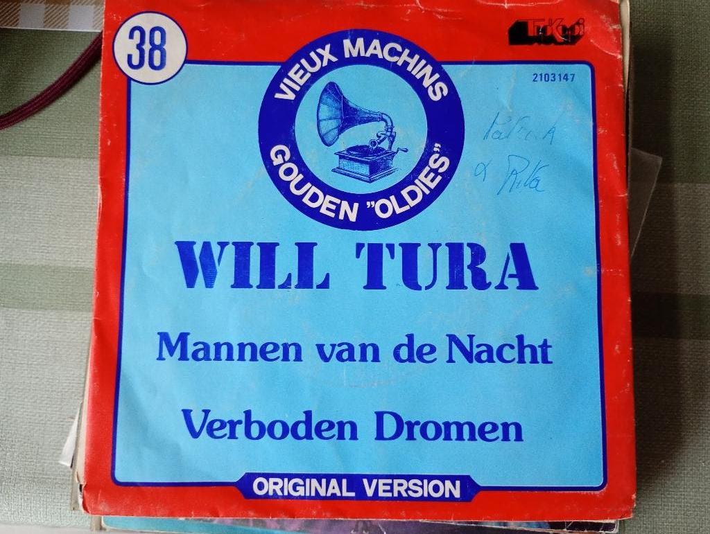Will Tura - Mannen van de nacht / Verboden dromen, Cd's en Dvd's, Vinyl Singles, Gebruikt, 7 inch, Single, Ophalen of Verzenden