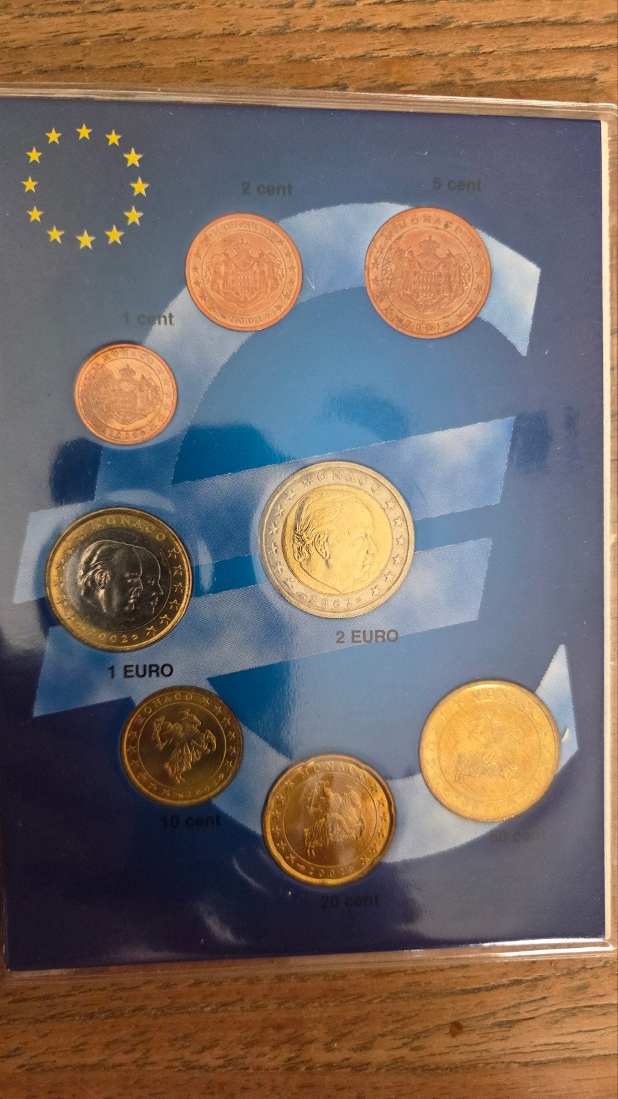 Verzamelmunten Monaco 2002 set, Postzegels en Munten, Ophalen of Verzenden