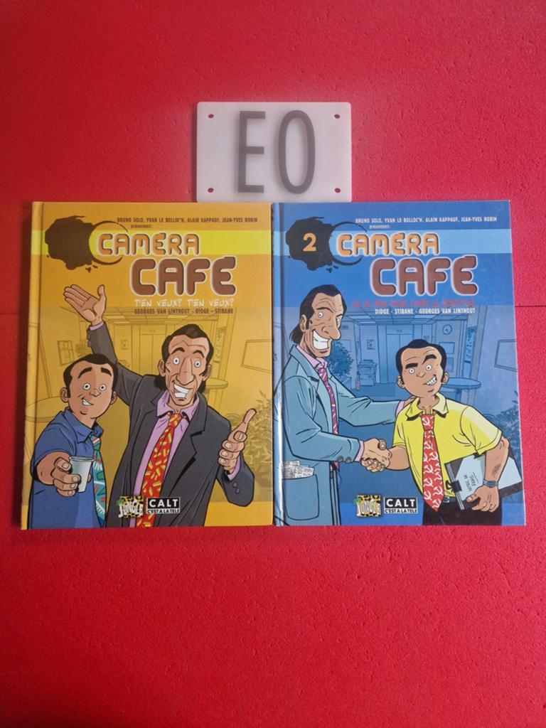 Lot de 2 bd caméra café 1 et 2,EO, Enlèvement ou Envoi