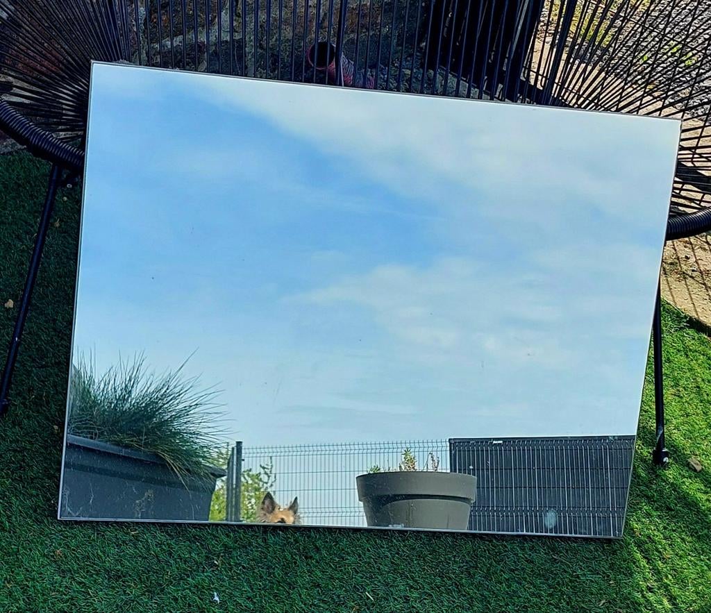Miroir salle de bains rectangulaire 80cm x  60cm, Rechthoekig