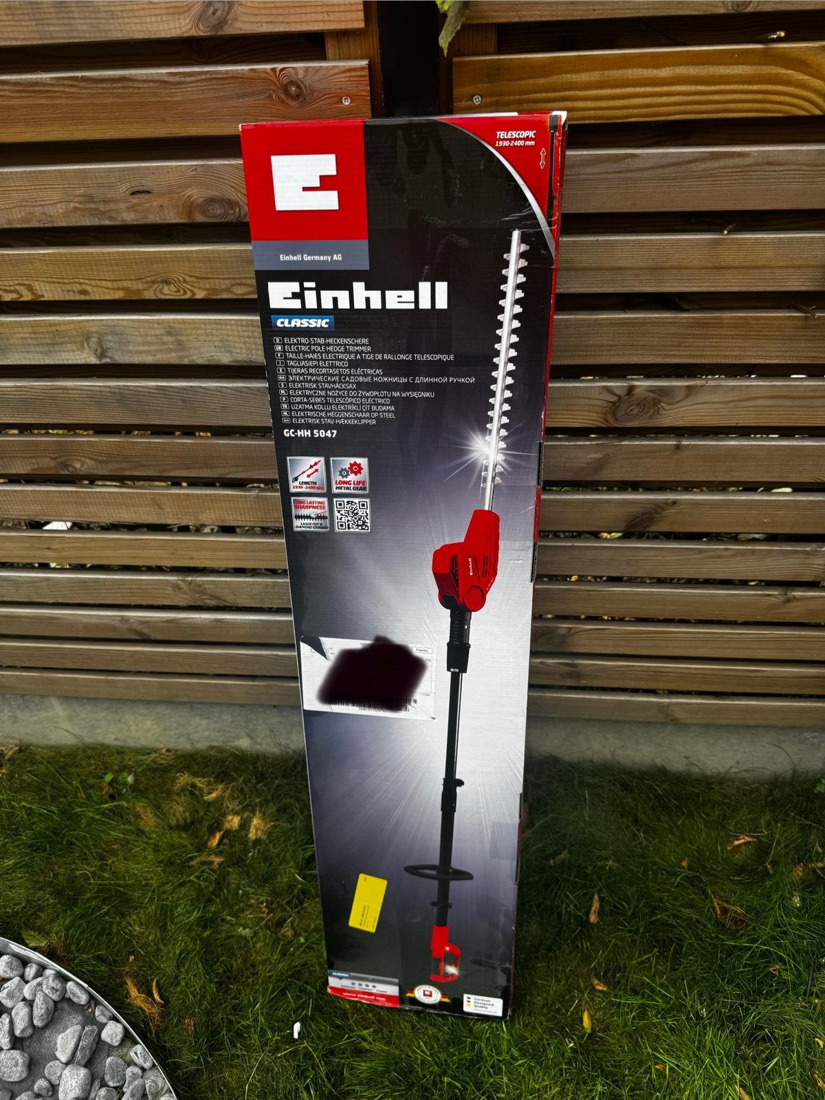 Einhell GC-HH 5047 telescopische heggenschaar nieuw in doos, Ophalen, Nieuw