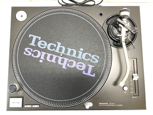 Technics SL 1200 1210 Mk6 Limited Zwart Platenspeler Mk2, Réglage pitch, Tourne-disque, Enlèvement ou Envoi, Comme neuf