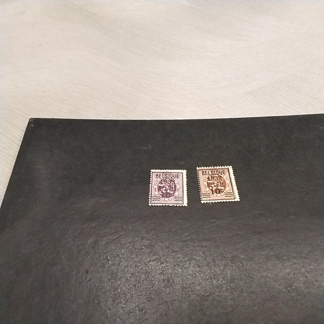 BELGIE  333/334 scharnier met cote 7,00 €., Postzegels en Munten, Ophalen of Verzenden