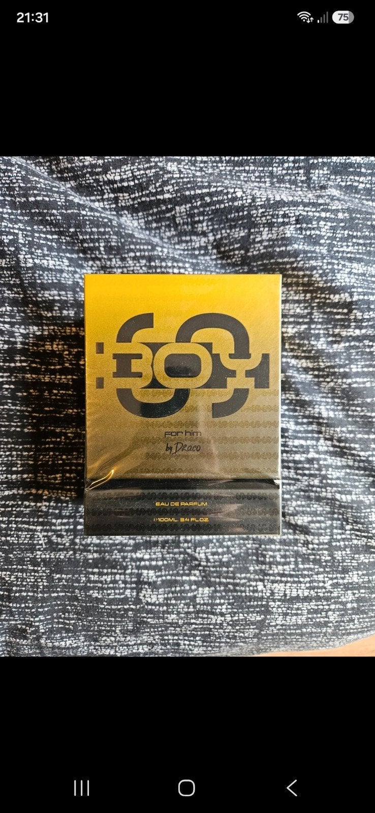 Parfum Sboy by draco, Envoi, Neuf, Bouteille de parfum, Plein