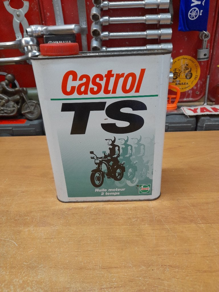 Oude lege oliekan van de Castrol TS-motor, Verzenden, Gebruikt, Overige typen