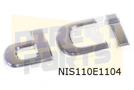 Nissan X-trail achterklepembleem tekst ''dCi'' Origineel! 84, Neuf, -, -, -