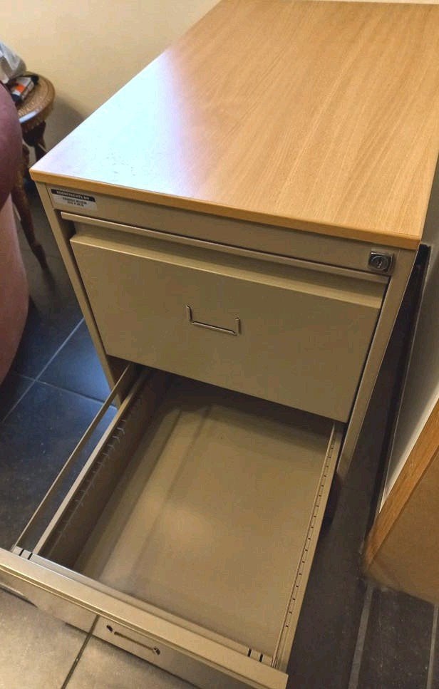 ladenkast voor naast bureau, Huis en Inrichting, 1 of 2 laden, Ophalen, Zo goed als nieuw, Metaal