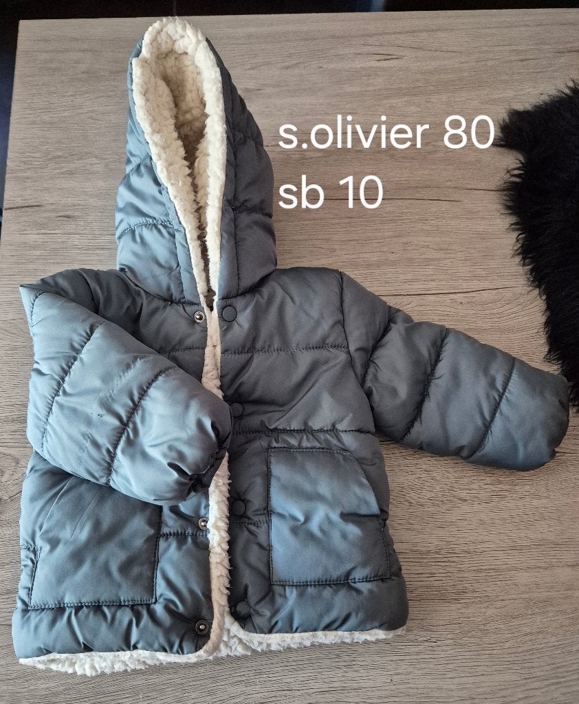 Winterjas s. Oliver  maat 80, Kinderen en Baby's, Babykleding | Maat 80, Ophalen of Verzenden, Zo goed als nieuw, S.Oliver, Jasje