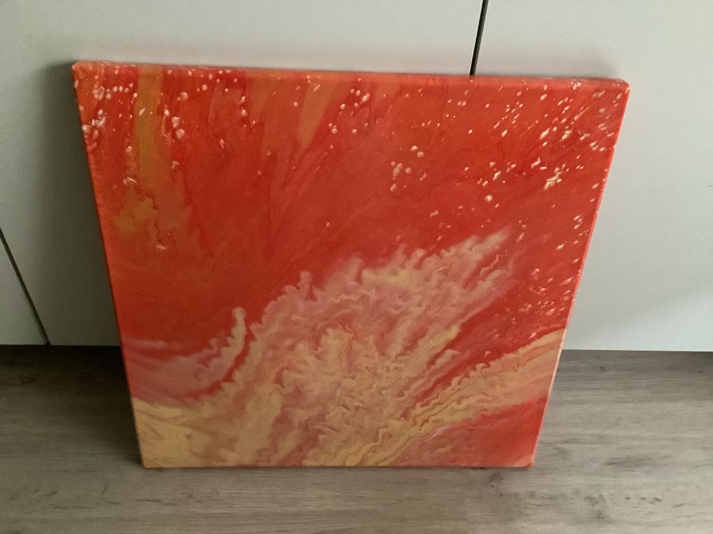 Schilderij, Antiek en Kunst, Kunst | Schilderijen | Abstract, Ophalen