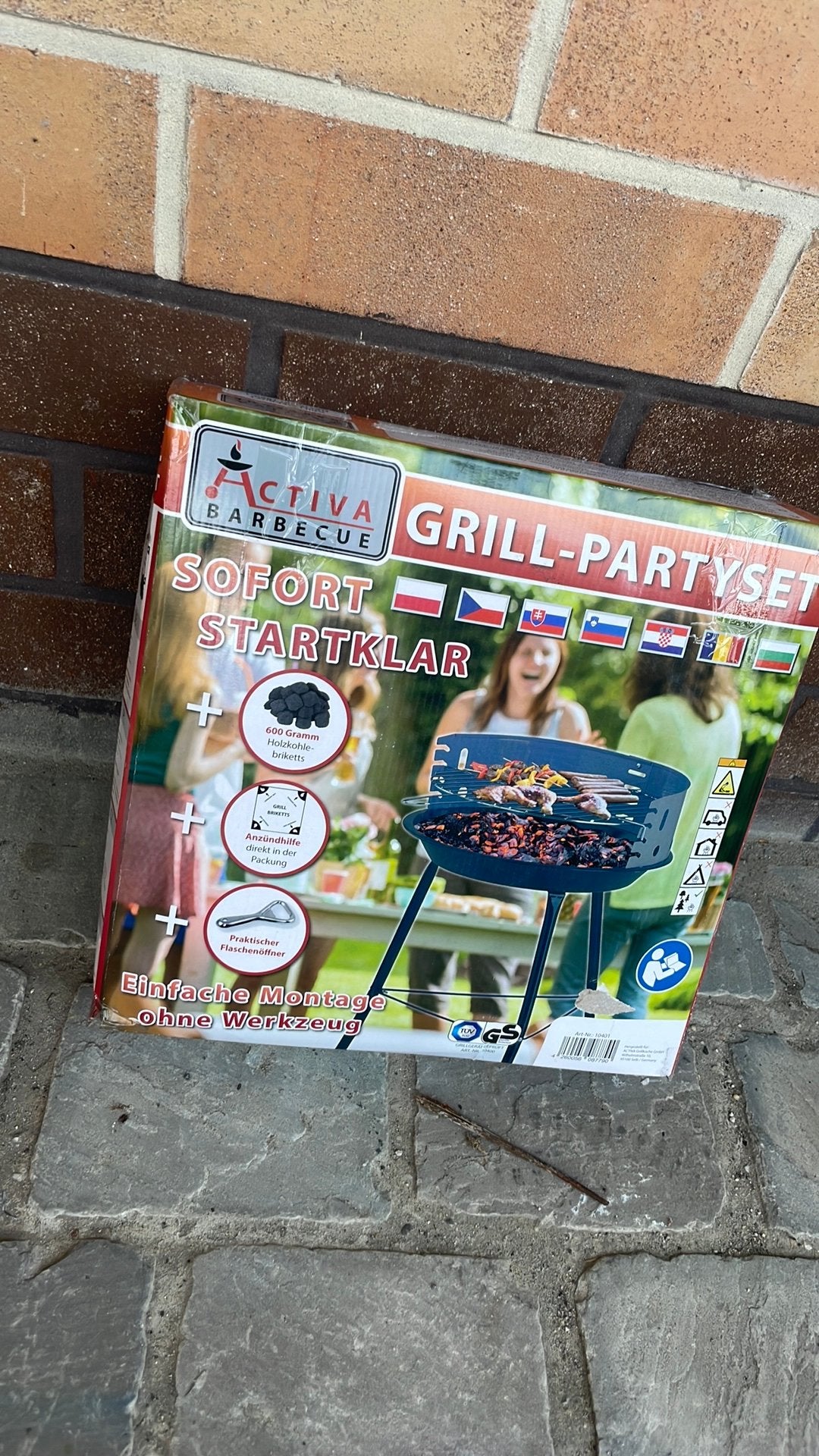 Barbecue grill set gratis, Jardin & Terrasse, Barbecues au charbon de bois, Enlèvement, Neuf