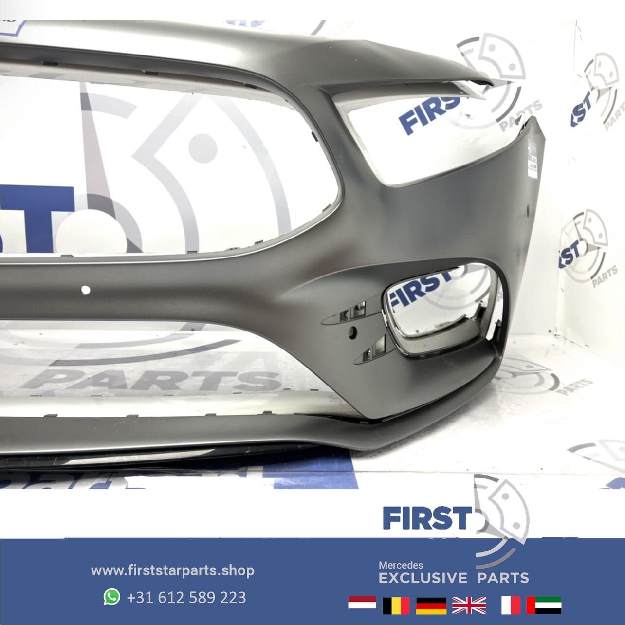 W177 AMG VOORBUMPER Mercedes A Klasse 2018-2022 GRIJS ORIGIN, Gebruikt, -, Voor, Ophalen of Verzenden