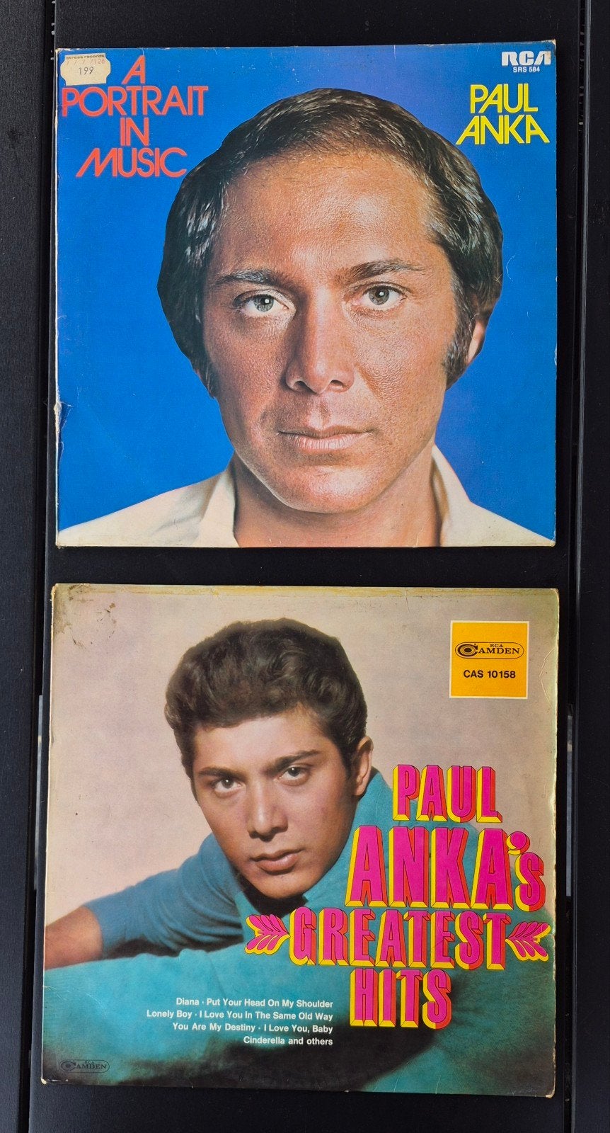 2 vinyl lp s Paul anka, CD & DVD, Enlèvement, LP