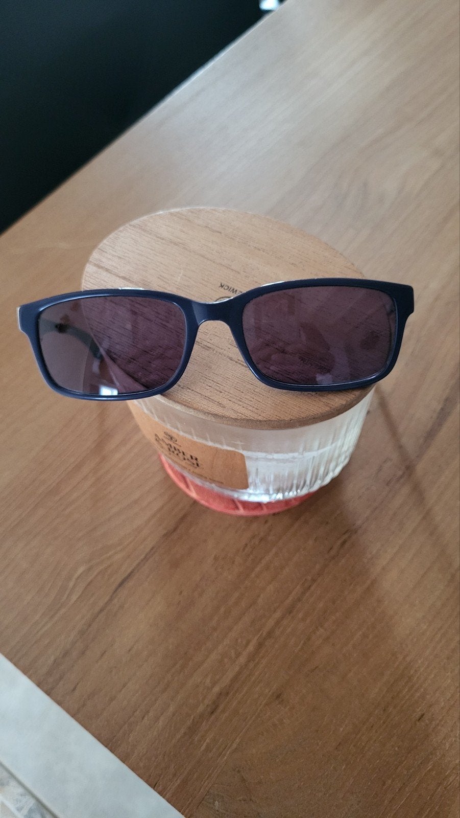 zonnebril op sterkte, Enlèvement, Bleu, Lunettes de soleil avec correction