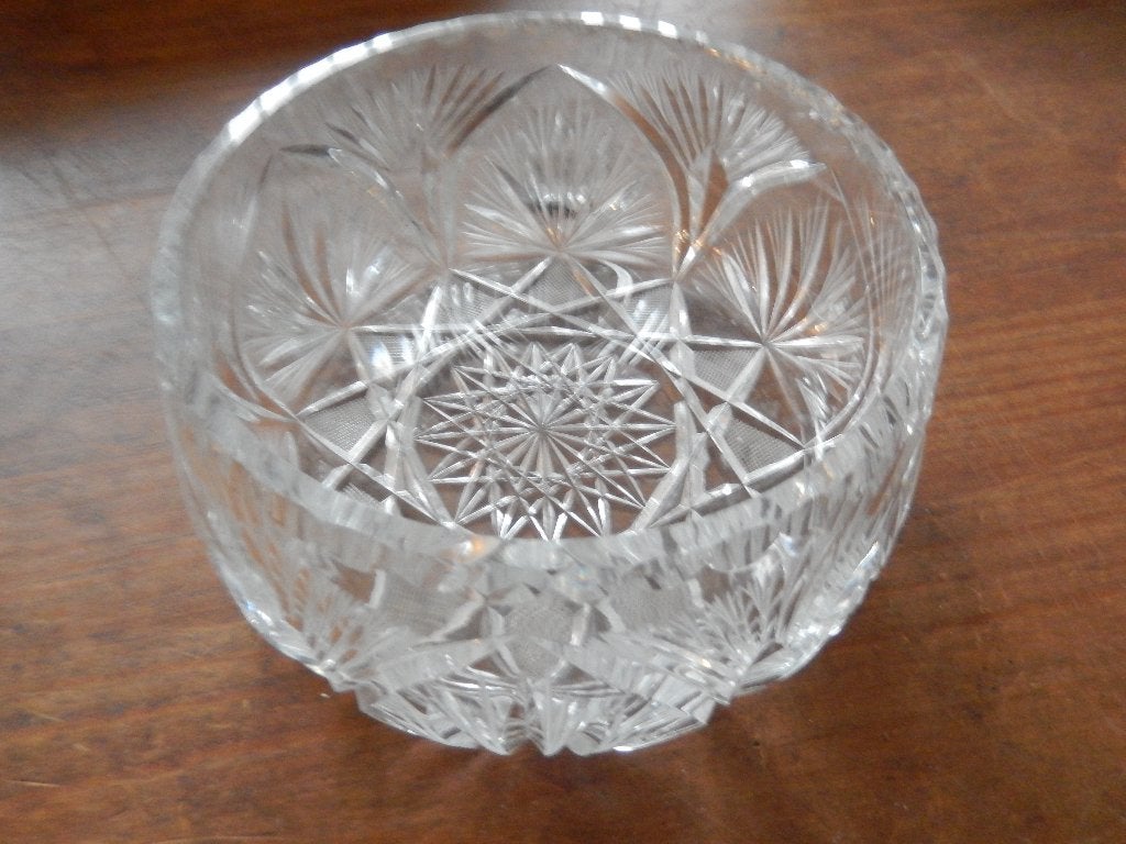 Kristalachtige schaal 17 cm ds (zgan), Ophalen of Verzenden, Zo goed als nieuw, Schaal