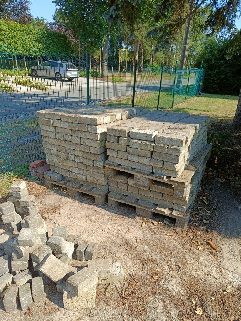 Betonklinkers/terrasklinkers  (+/- 14m2), Jardin & Terrasse, Pavé & Dalles, Utilisé, Briques, Béton, Enlèvement
