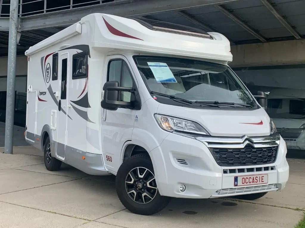 ELNAGH BARON 560, Caravans en Kamperen, Mobilhomes, Bedrijf, tot en met 5, Half-integraal, Overige merken, Diesel, Handgeschakeld