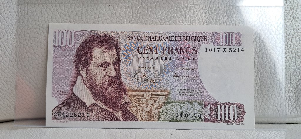 100 frank Lombard - 1970 - Fdc, Verzenden, Los biljet