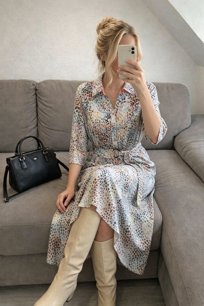 Lange jurk K-Design xxl, Kleding | Dames, Jurken, K-design, Maat 46/48 (XL) of groter, Zo goed als nieuw, Onder de knie