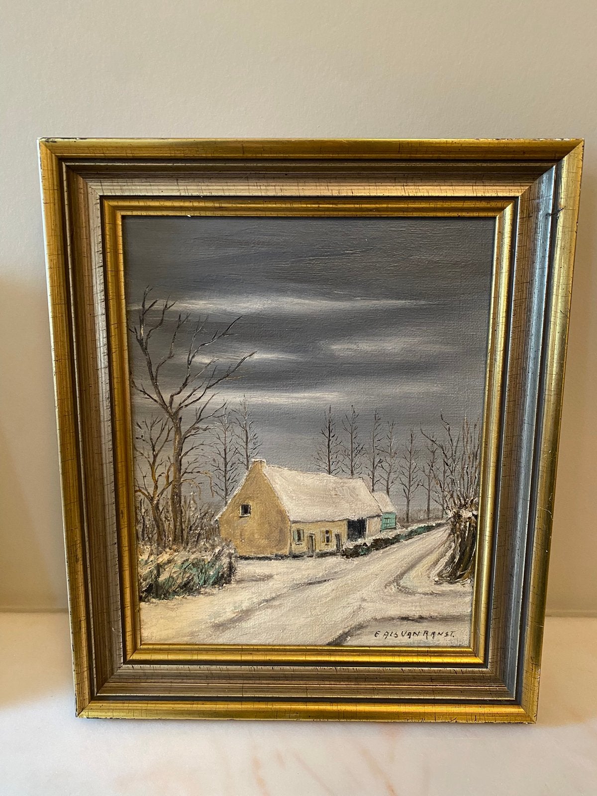 Paysage d'hiver, Antiquités & Art, Enlèvement ou Envoi