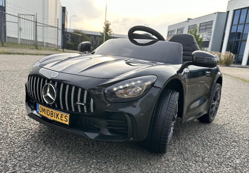 Mercedes-Benz GT-R AMG zwart 12V Afstandsbediening, MP3, AUX, Ophalen of Verzenden, Nieuw