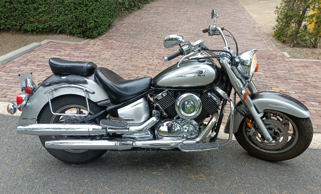 Yamaha Dragstar 1100cc, Cardan-aandrijving, 2 cilinders, Gebruikt, Particulier