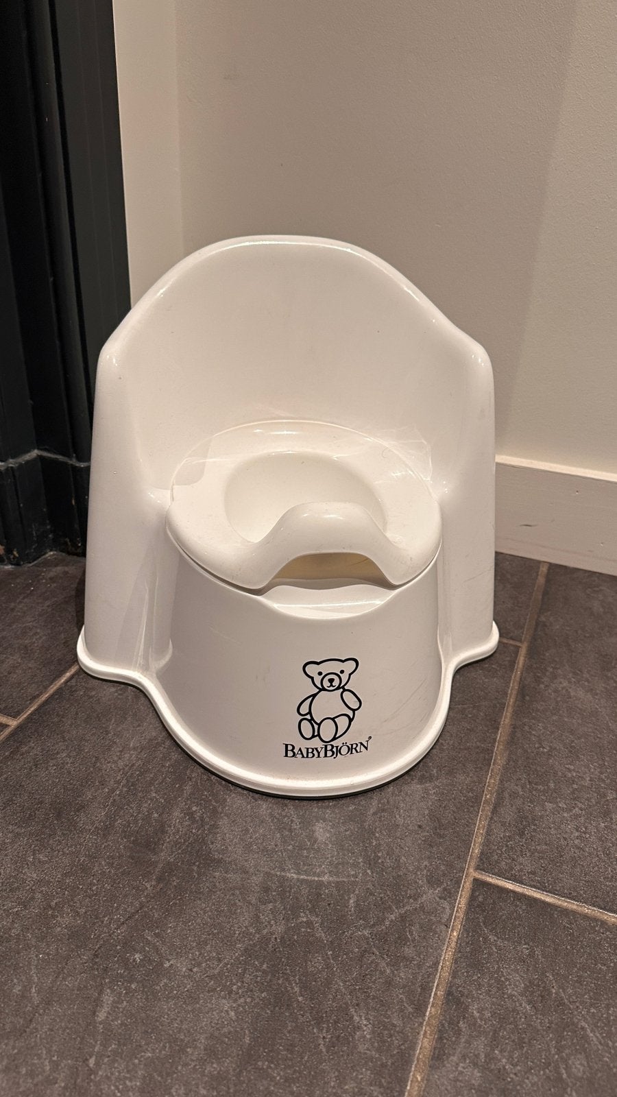 Baby Bjorn potje wit, Enlèvement, Utilisé