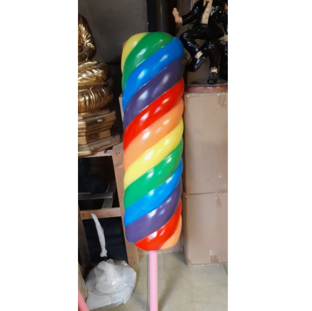 Zuurstok Twist – Candy Hoogte 185 cm Inclusief zware voet, Ophalen, Nieuw